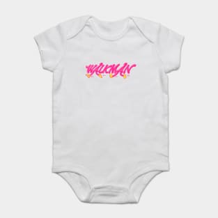 Classic Walkman retro logo Baby Bodysuit